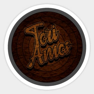 Circle Retro Tori Amos Sticker